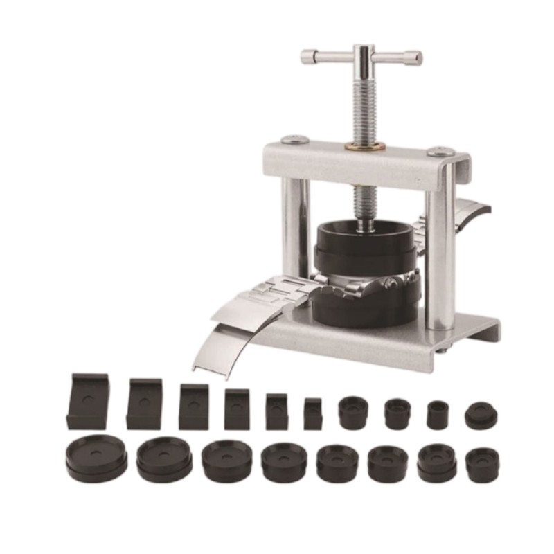 Ergonomic Watch Case Closing Device With Secure Grip For Beginner Technicians