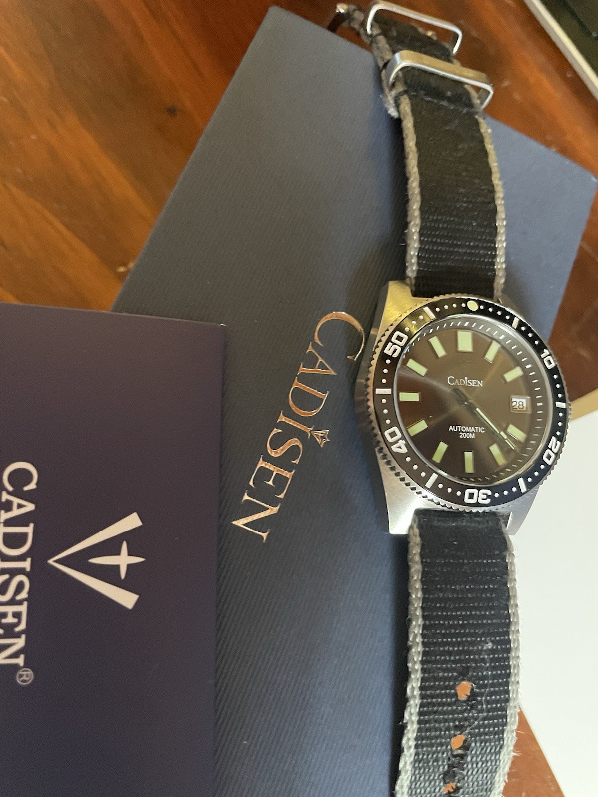 Cadisen C8207 Men Automatic Divers Watch 38MM 62 mas Homage