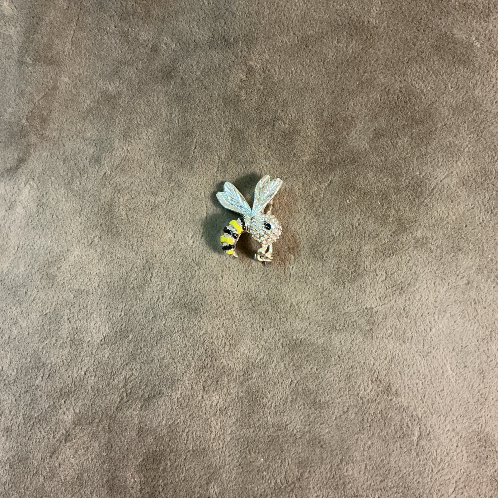 1960S Signed GERRy’s Bee/ Wasp/Hornet Pan Silver tone Enamel