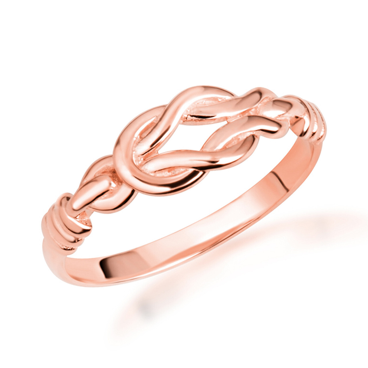 Gold Love Knot Band Ring (Available in Yellow/Rose/White Gold)