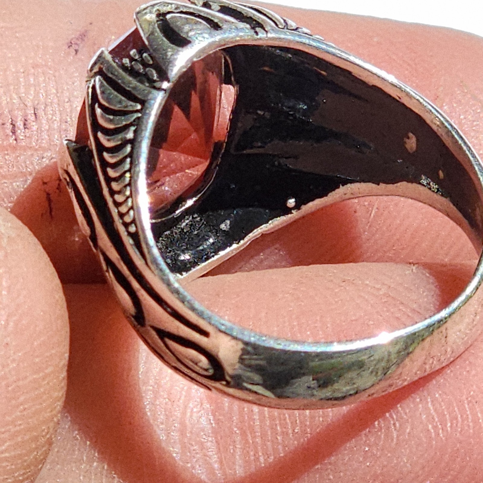 4ct Zultanite Color Changing Turkish Ring Size 6 1/2 Sterling Silver Sultanite