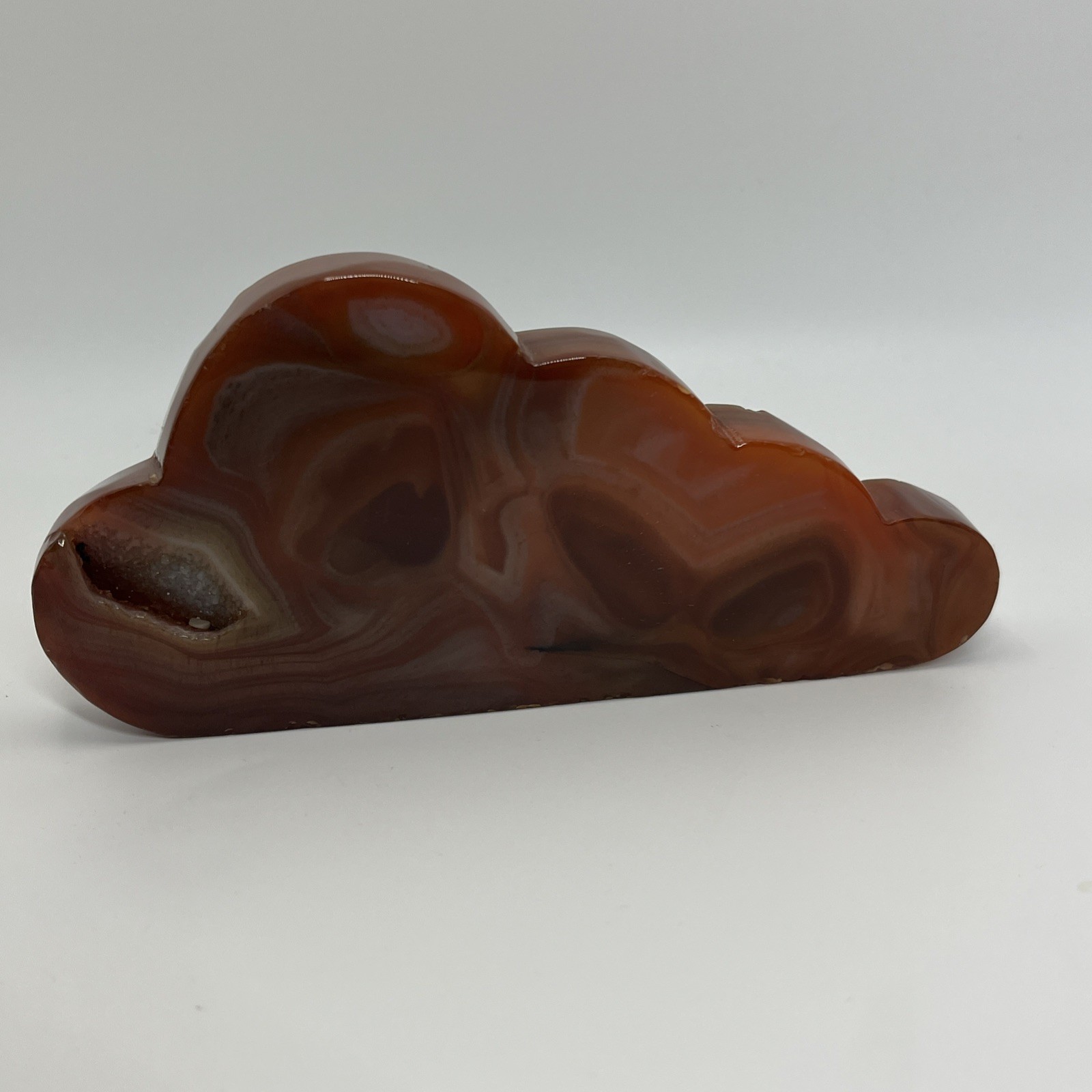 Gemstone Carnelian Carved Cloud 6 X3”