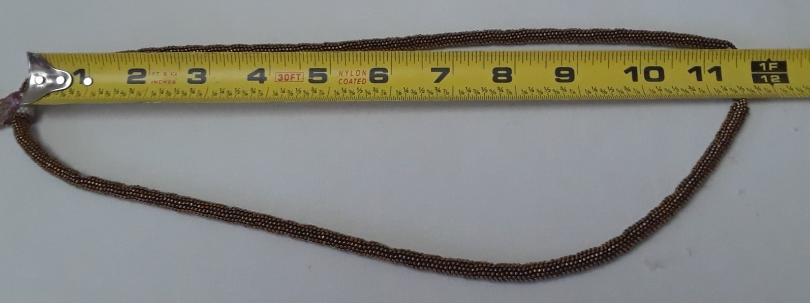 Hand Beaded Artist Design Multi Colored 3″ Pendant 24 inch Gold Beaded Chain