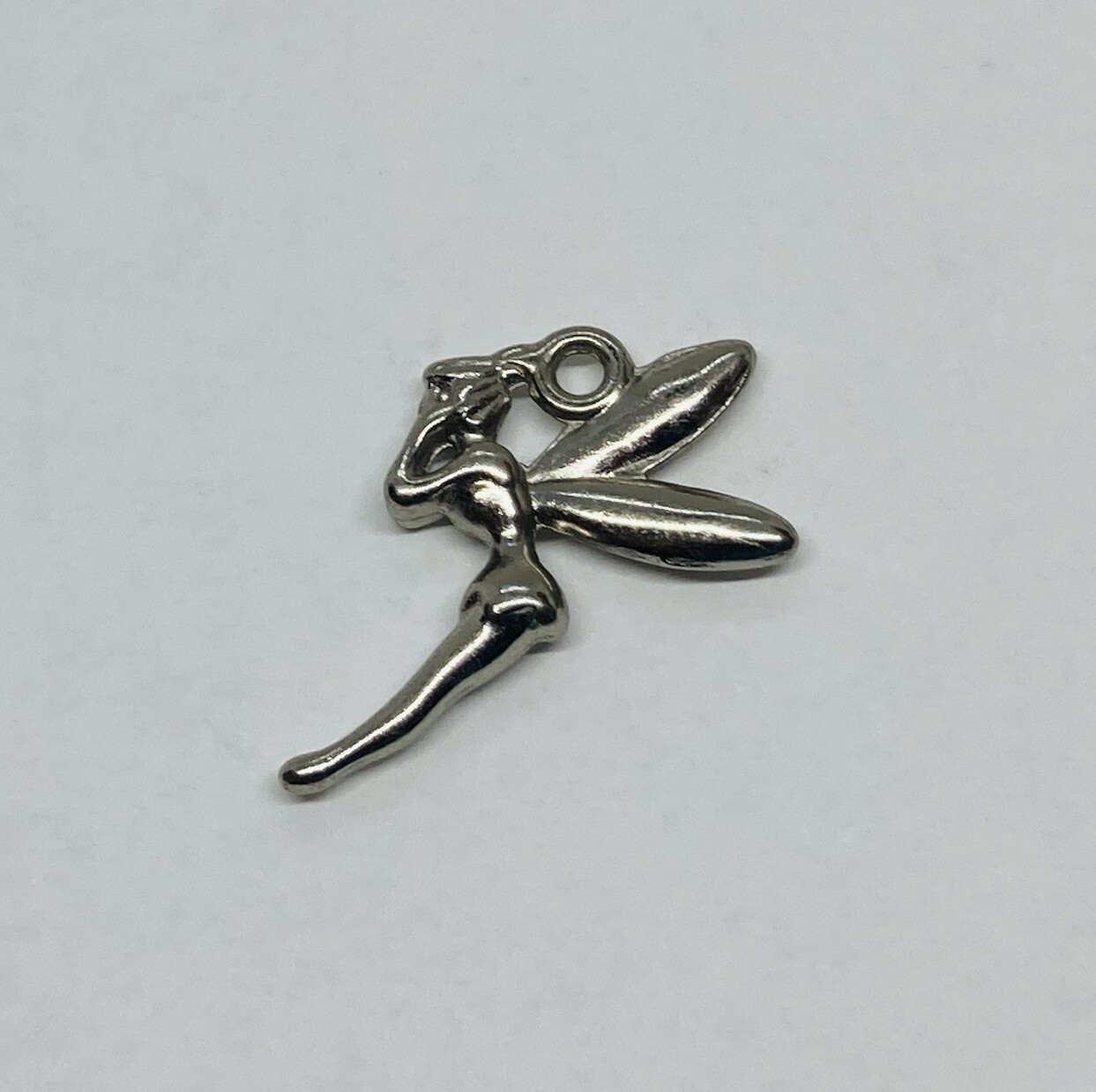 Vintage Metal Flying Fairy Pendant Charm Art Decor 1
