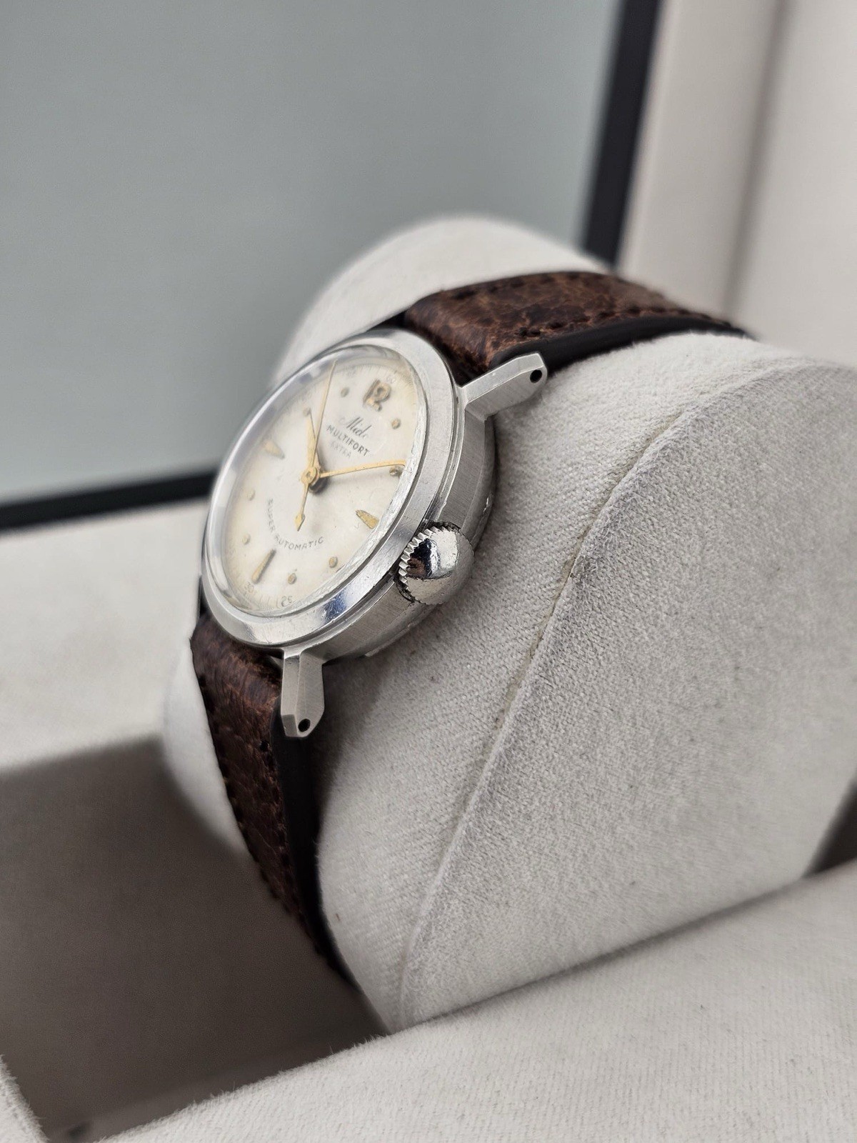 Vintage Mido Multifort Extra “Super Automatic” Bumper Watch Cal. 817 Steel 30mm