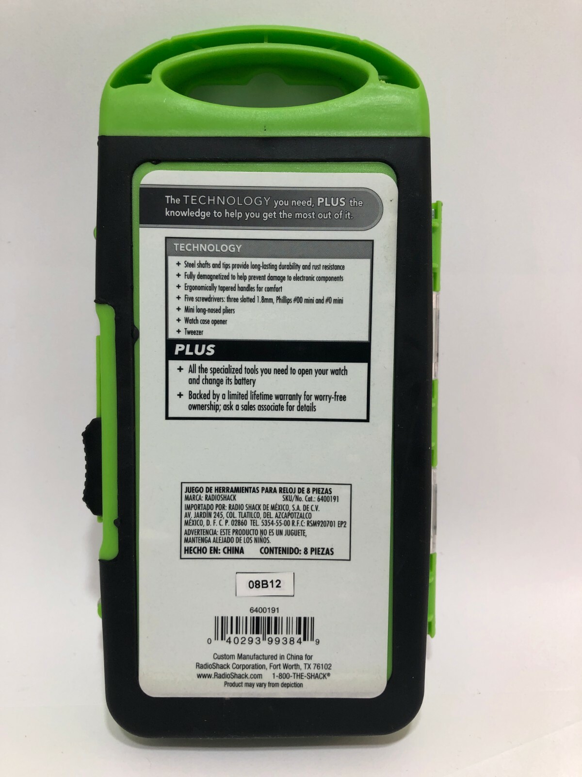 Radio Shack 8 piece Watch Tool Kit with Carrying Case 6400191