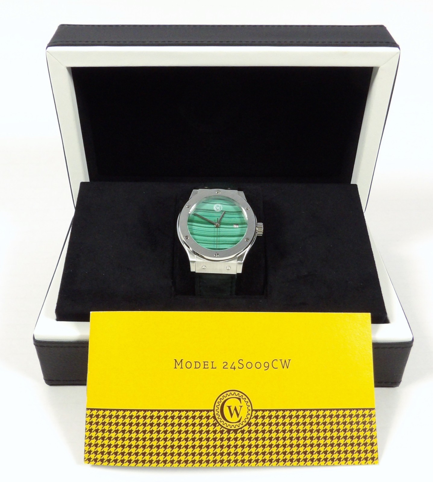 Constantin Weisz Portside Gemstone Malachite Watch 28 Jewels Lmt Edition 1 of 29