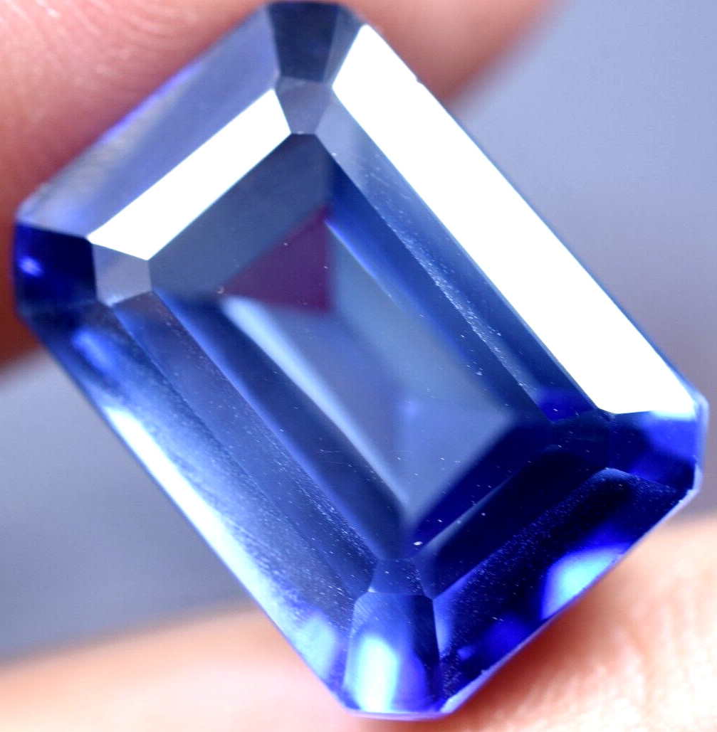 Extremely Rare & Flawless 19.60 CT Natural Benitoite GGL Certified Loose Gem!!
