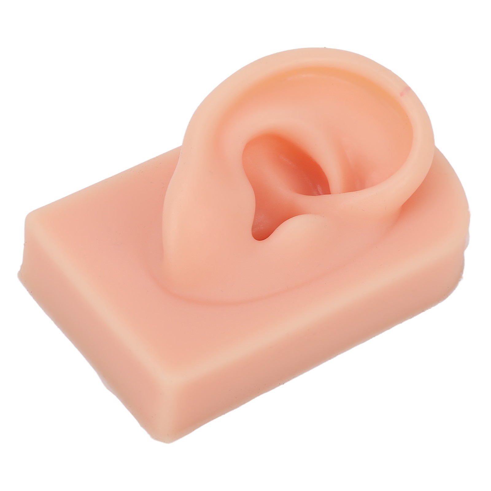 Soft Silicone Ear Model Reusable For Piercing Training (Light Complexion)