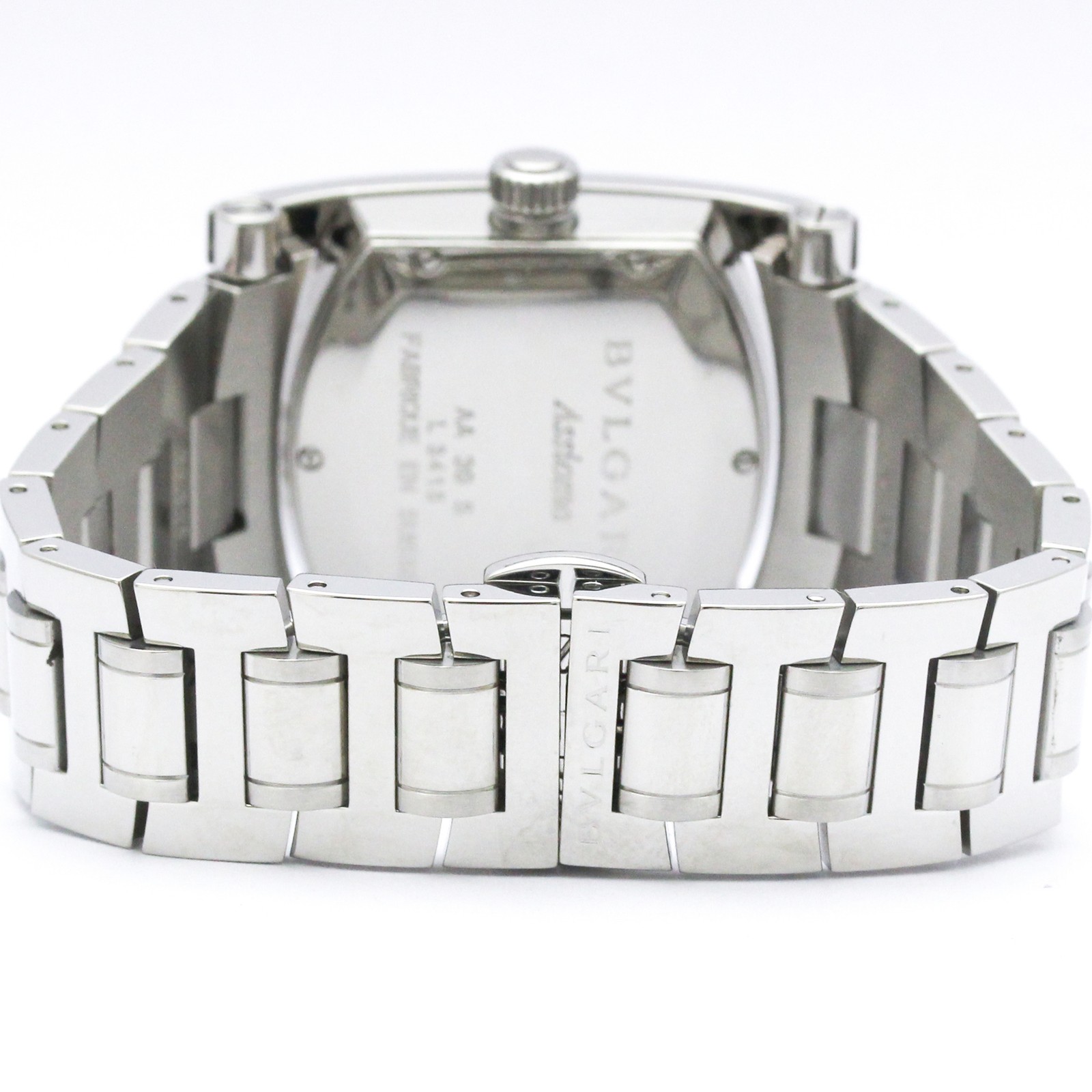 BVLGARI Assioma Stainless Steel Quartz Unisex Watch AA39S Polished BF592880