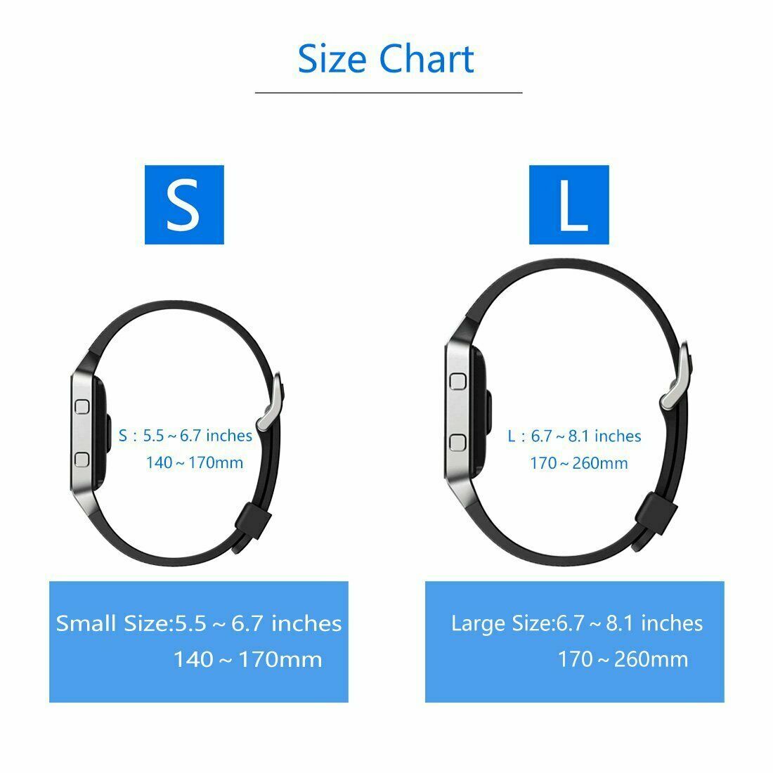 Replacement Silicone Rubber Band Strap Wristband Bracelet For Fitbit Blaze