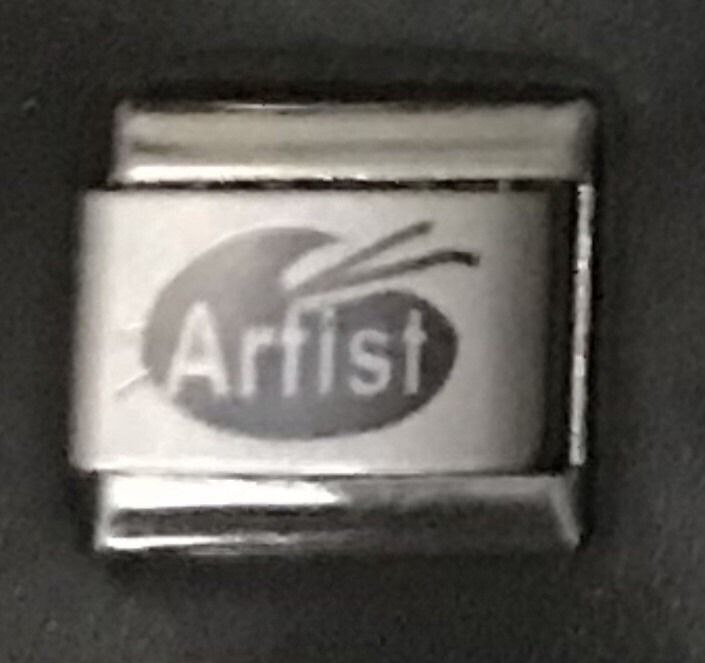 Artist WHOLESALE LASER ITALIAN CHARM Link 9MM L1