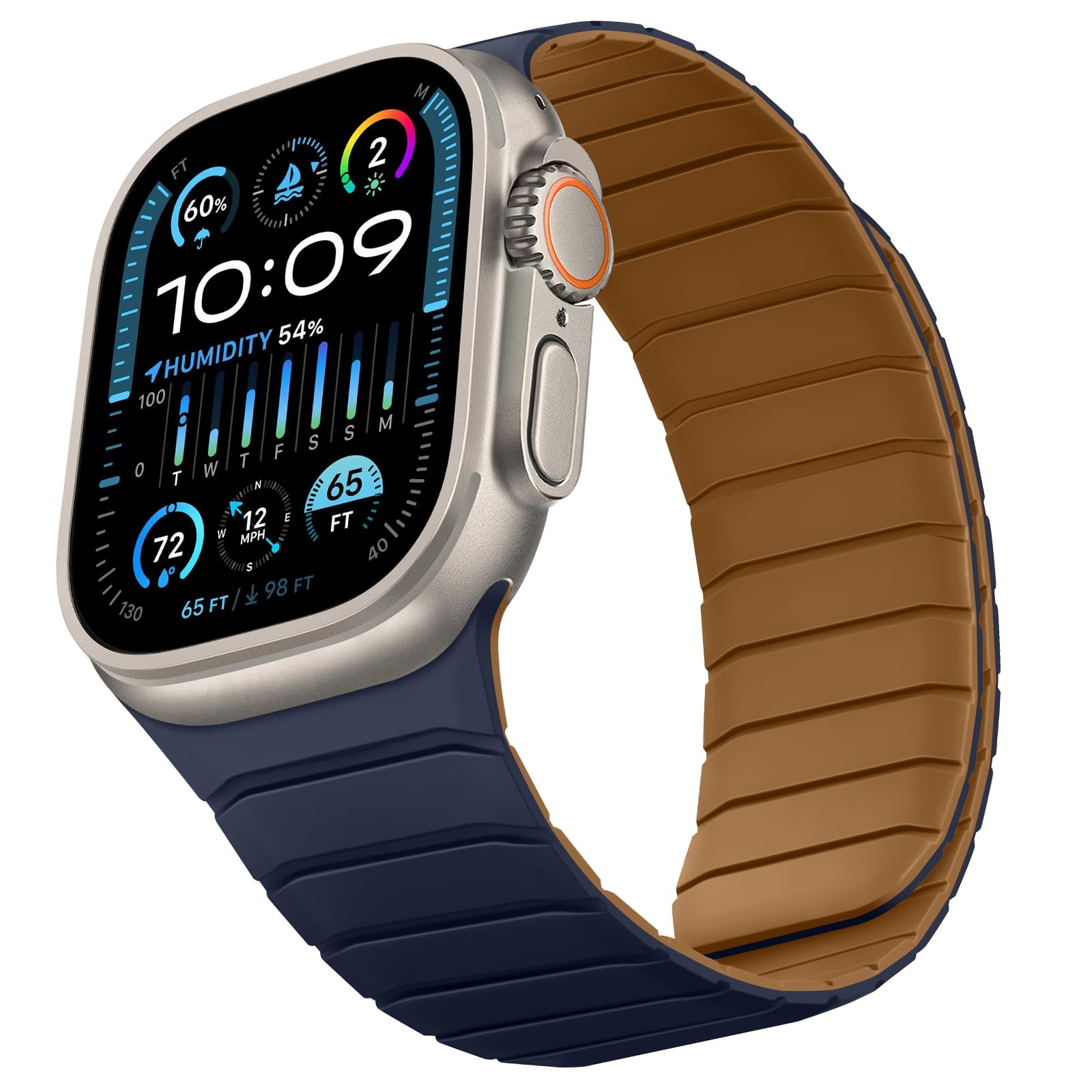 Double Sided Reversible Band Compatible with Apple Watch 42mm (Series 11/10) …