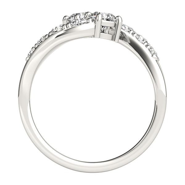 Forever Us 2-Stone Prong Fashion Ring VS F 1.50 Carat Lab Grown Diamond 14K Gold