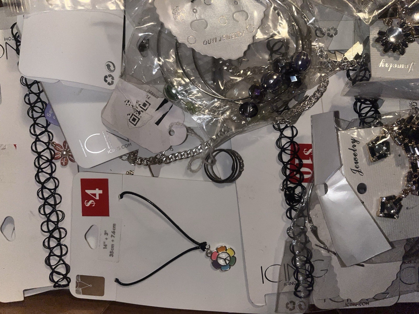 ICING & Claire’s Fashion Jewelry Mixed Lot Earrings Necklaces Bracelets Rings