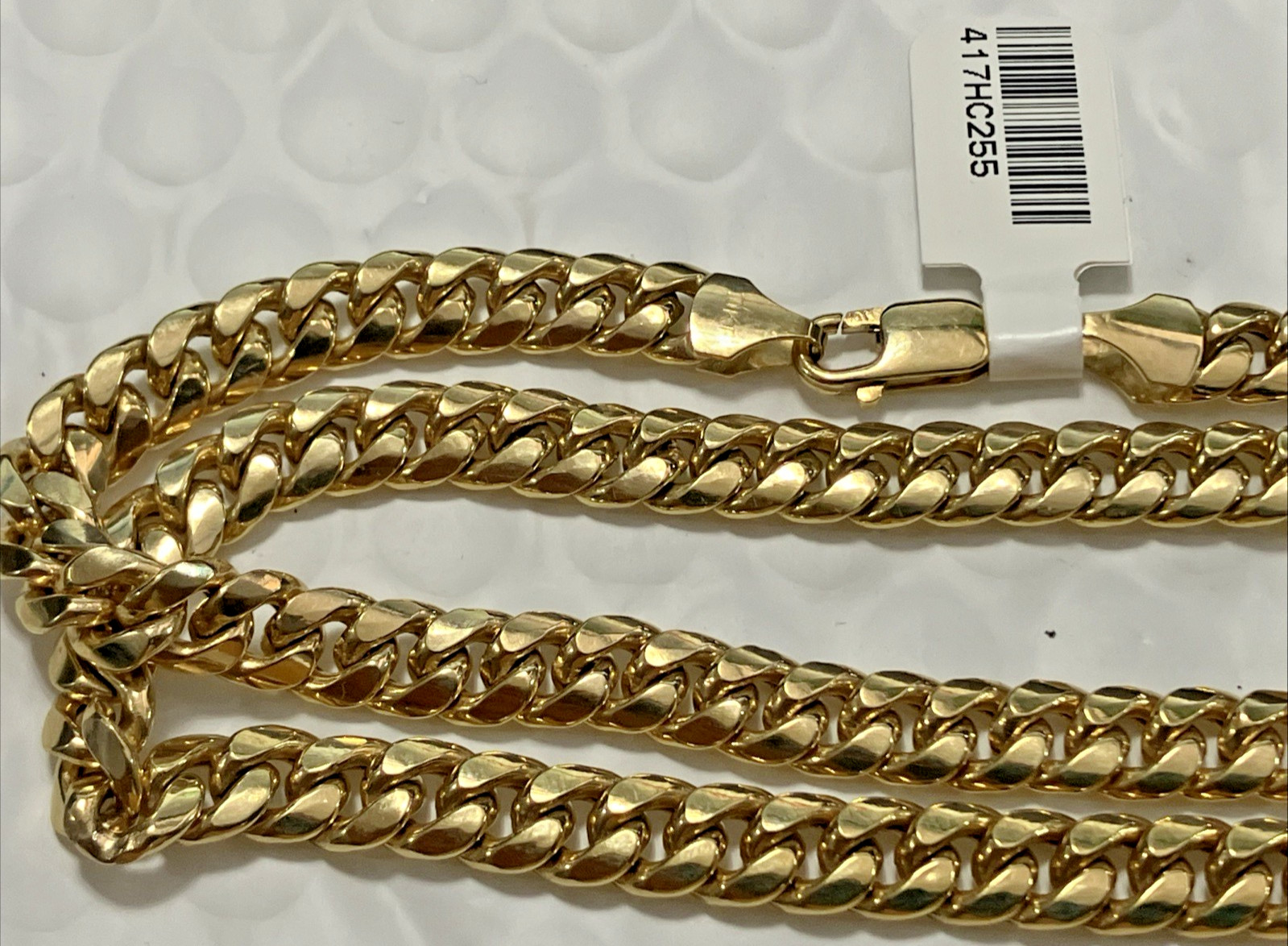 10kt Real Gold Cuban Link Chain 25.5 Grams 7mm 24” OCH Brand New with Tag 10k