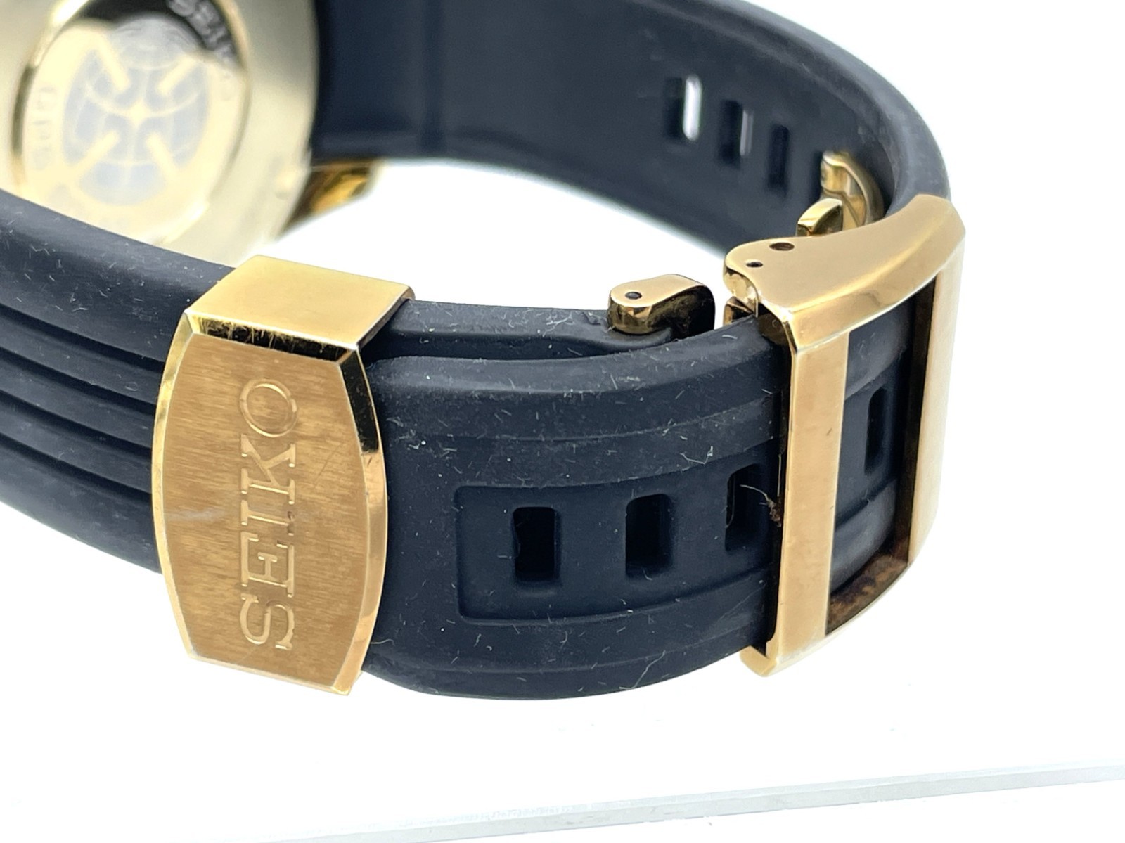 SEIKO ASTRON GPS Radio Wave Solar Men’s Watch Gold case 8X53-0AC0-2 Good coditio