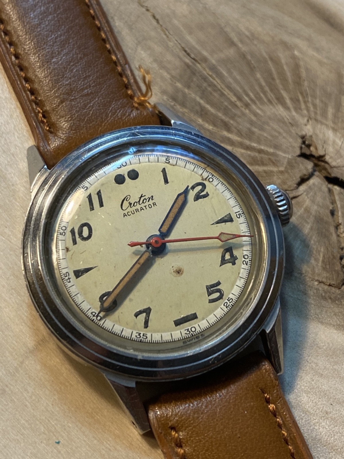 1950’s ALL S. Steel Croton “ACURATOR”; Amazing condition and Runs Smoothly!