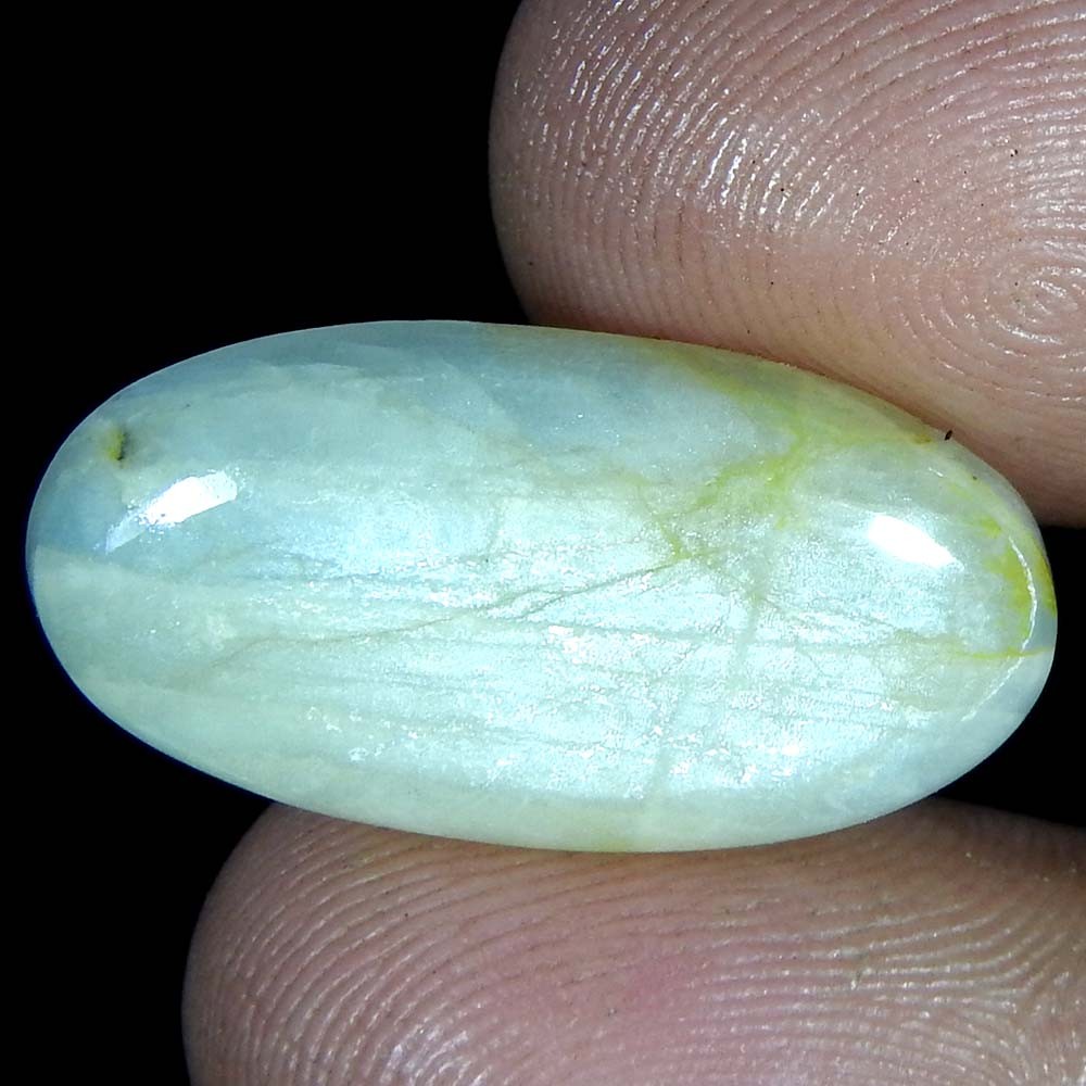 11.60Cts100%Natural Quality Silky Monnstone Oval Cabochon Loose Gemstone