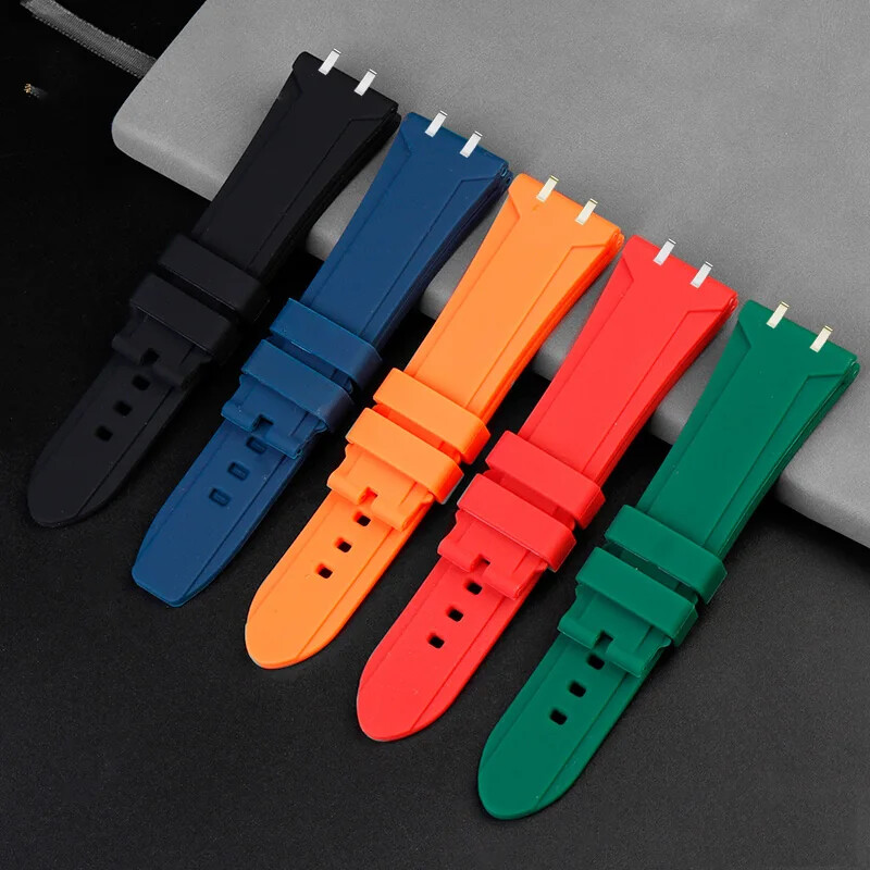 Silicone Watch Strap For Tudor Royal M28600/M28603/M28500 41mm Waterproof Rubber