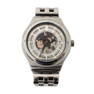 Swatch Men’s Automatic Silver YIS431 Watch 42mm Band
