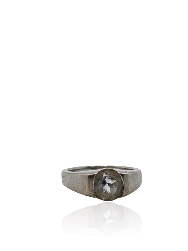 ::925 SILVER RING HALLMARKED °SIZE 60° JEWELLERY DESIGN SILVER TONE °TESTED°