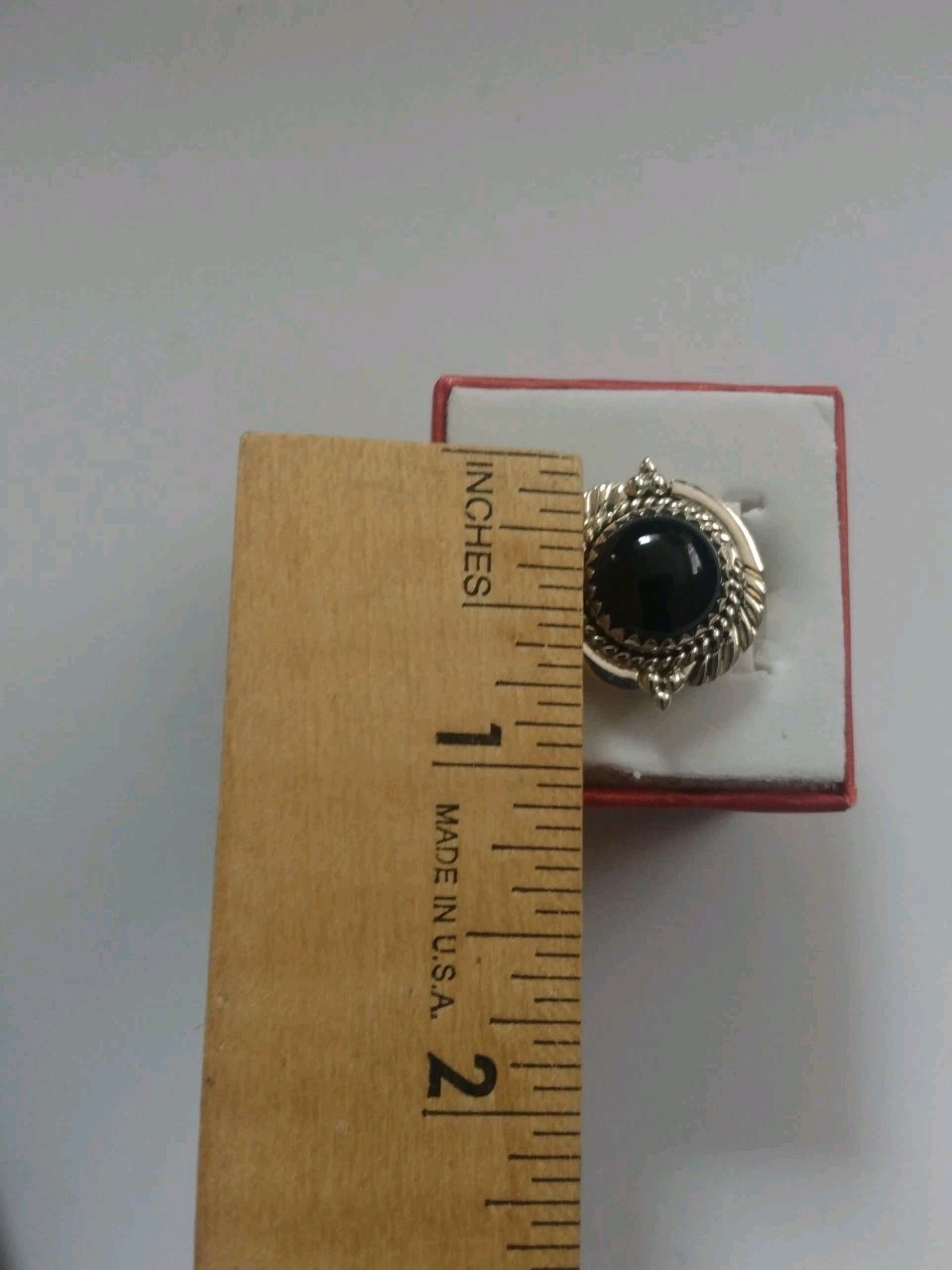 Black Onyx Gemstone Handmade 925 Sterling Silver Jewelry Ring Size 5 & 6.00 G