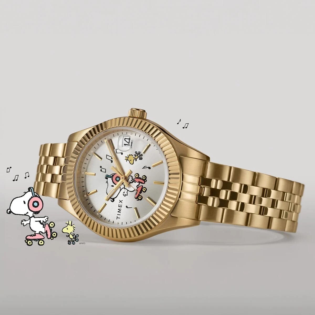 Timex Legacy Peanuts Snoopy Roller Skate 34mm Limited Edition Watch TW2W78700