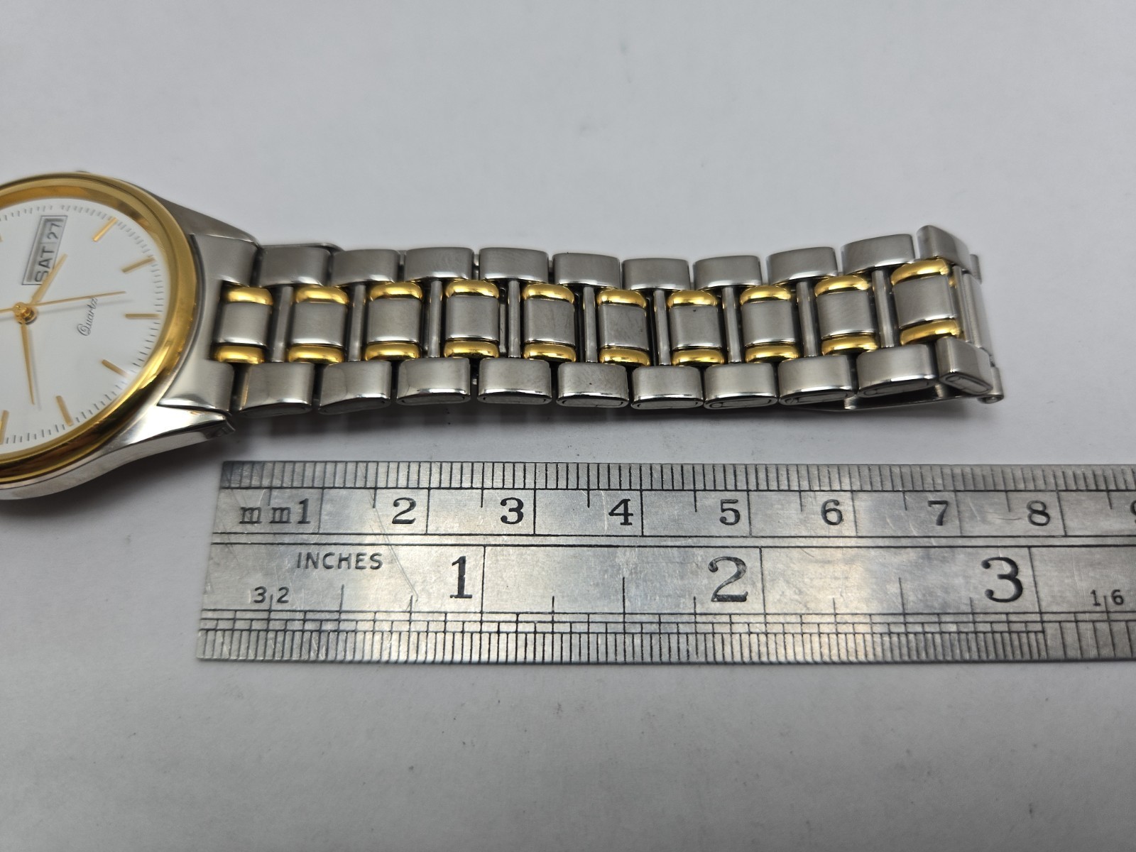 Divine Beijing Spacecrafts 1958 1998 Quartz Day Date Watch Two Toned New Battery