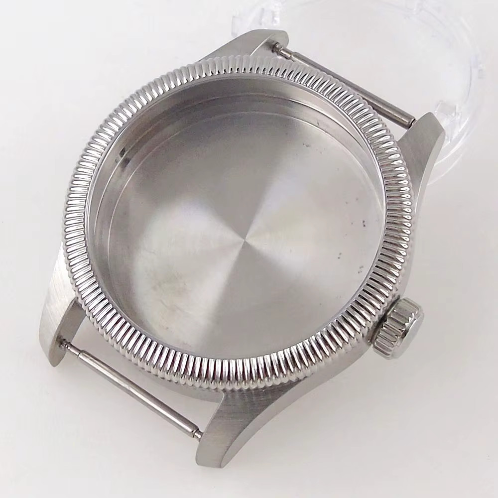 Pilot 20Bar 39Mm 316L Steel Watch Case for NH34 NH35 NH36 NH38 NH70 NH72 Movemen