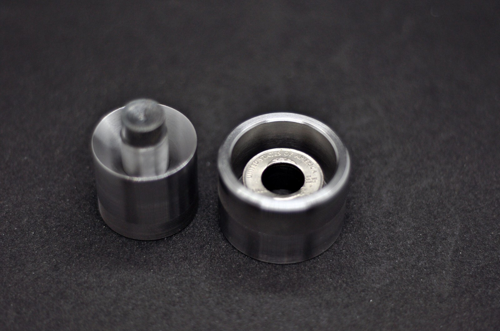 Tool Set COIN RING 1/2″ self-centering puncher, 17 degree dies and cone, anvil