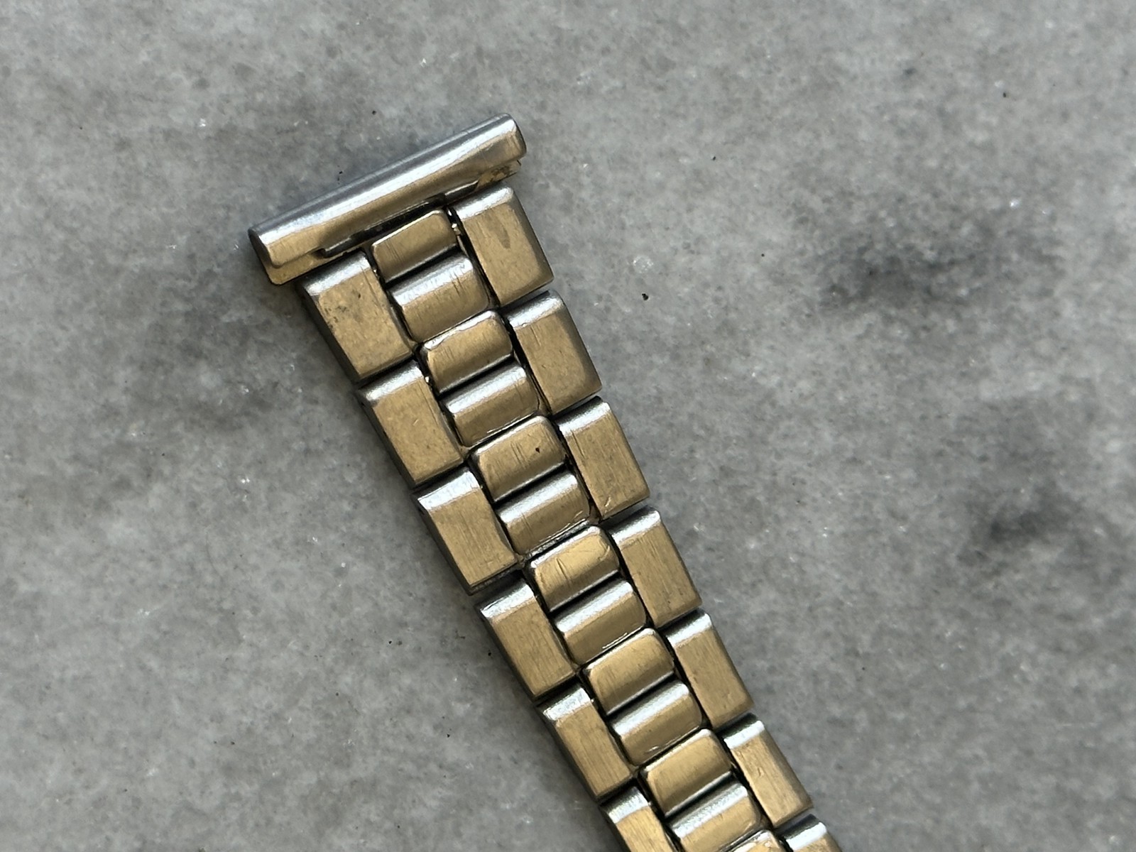 Bracelet de montre vintage en acier inoxydable