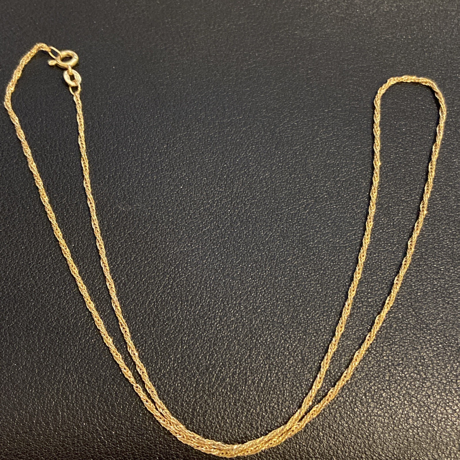 UnoAerre 375 Hallmarked 9ct Gold Italian Necklace Chain – Star 1 AR (ARezzo)