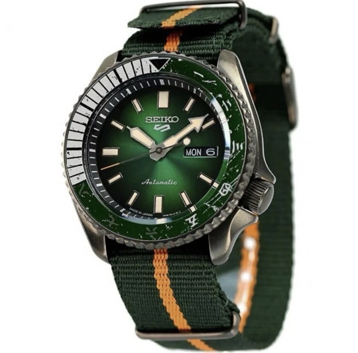 Seiko 5 Sport NARUTO & ROCK LEE SRPF73K1 SRPF73 Automatic Limited Edition