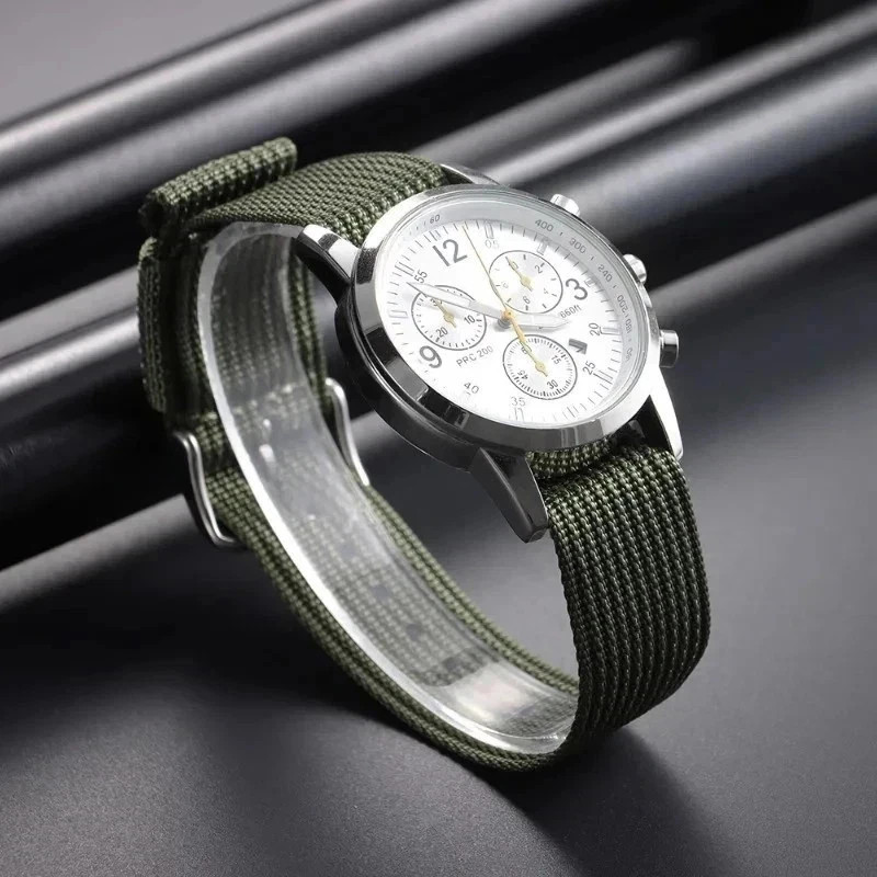 High Quality Nylon Watch Band Canvas Watch Strap Single Pass 18mm 20mm 22mm