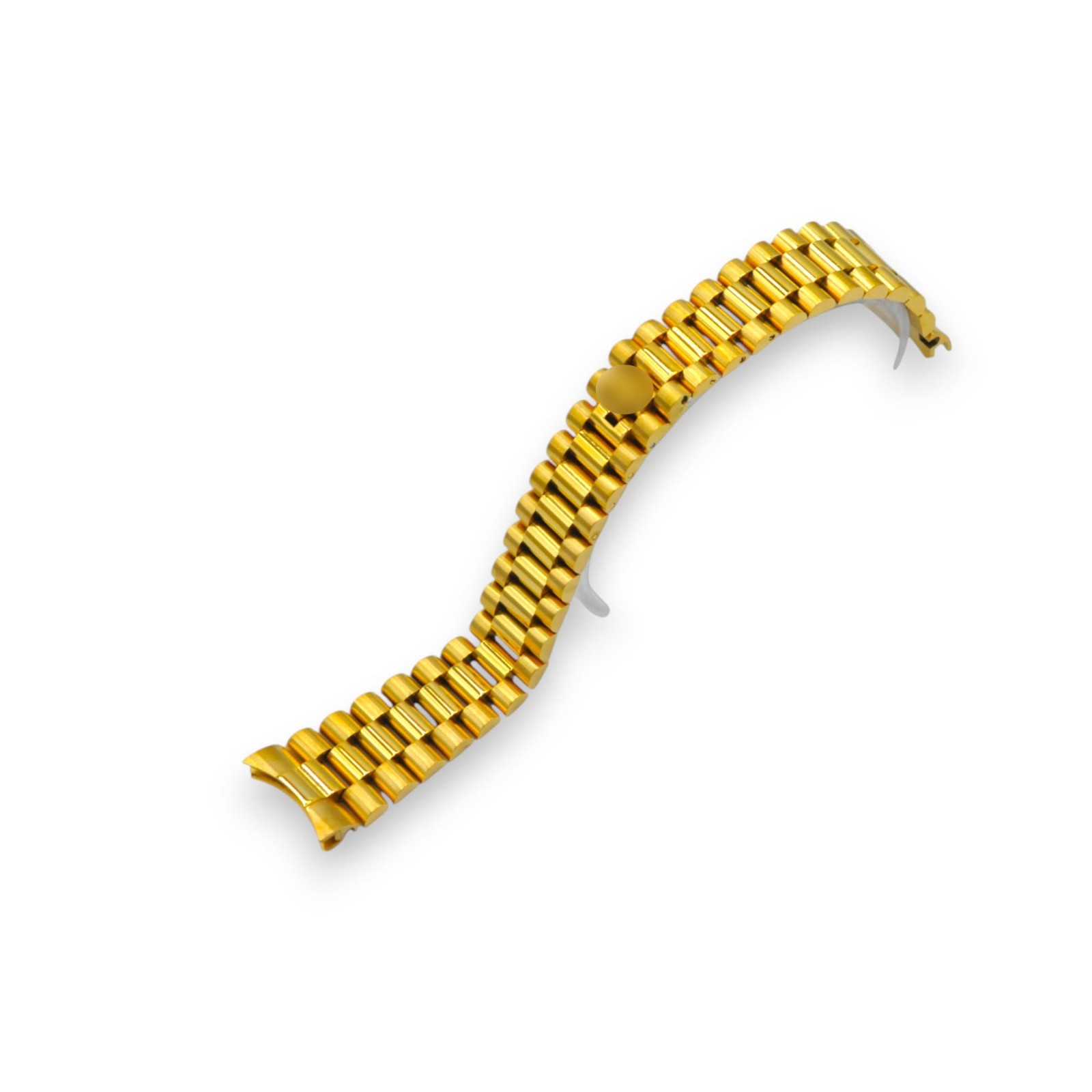 21mm Gold Steel Bracelet For Rolex 41mm Datejust II 124060, 126610LV, 126610LN