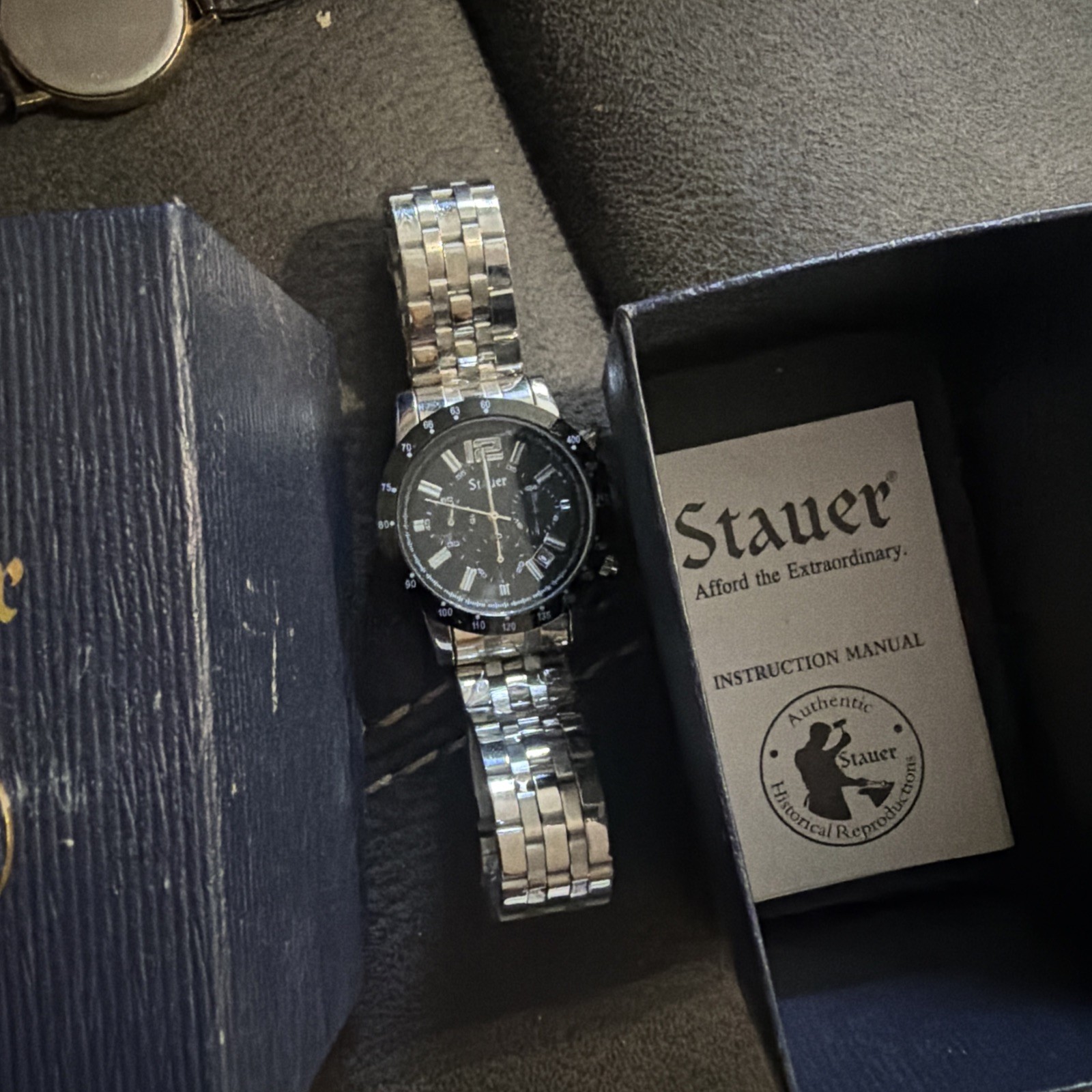 Stauer Jet Setter Chronograph Men’s Watch Water Resistant Tested Working