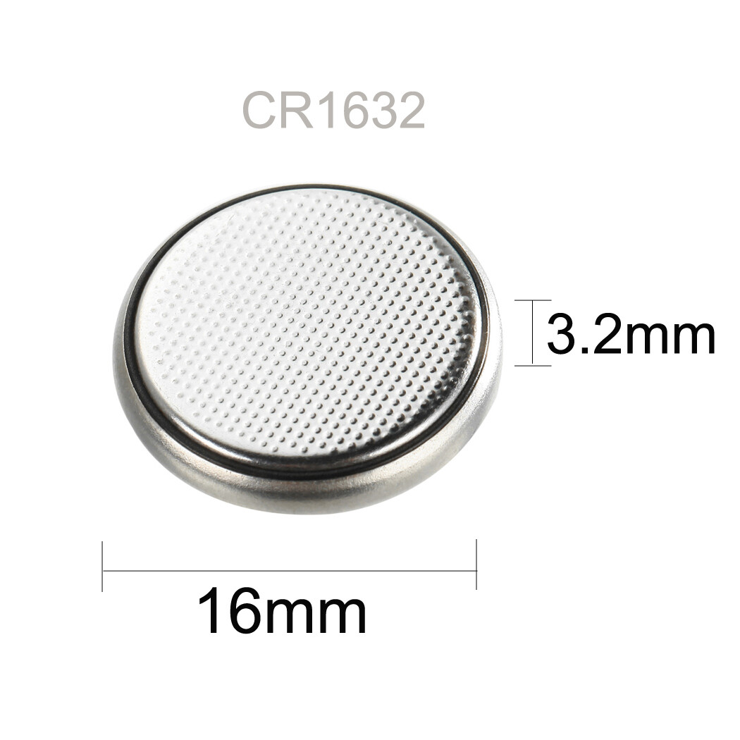 100PC CR1632 Non-rechargeable 3V Li-ion Batteries Button Cell DL1632 BR1632