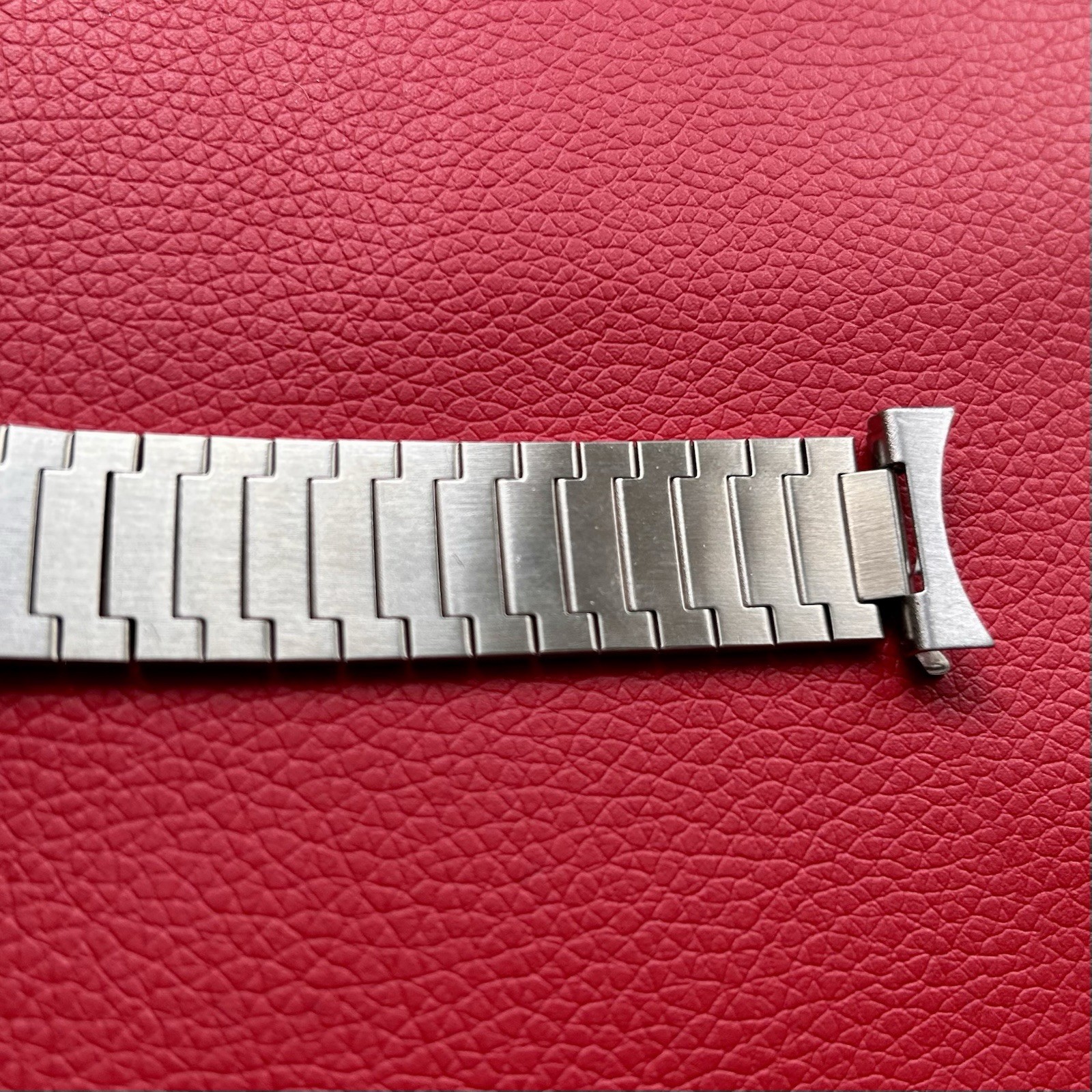Original NOS Vintage 19mm Fortis Watch Bracelet Band Fits Up To 8” Wrist