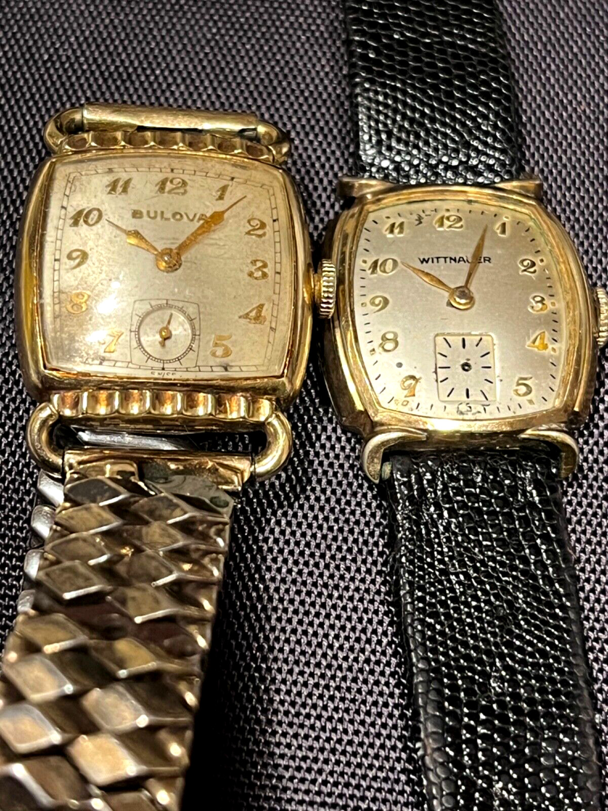 Lot 2 BULOVA DIRECTOR Men’s Vintage Watch- Wittnauer 15 Jewels