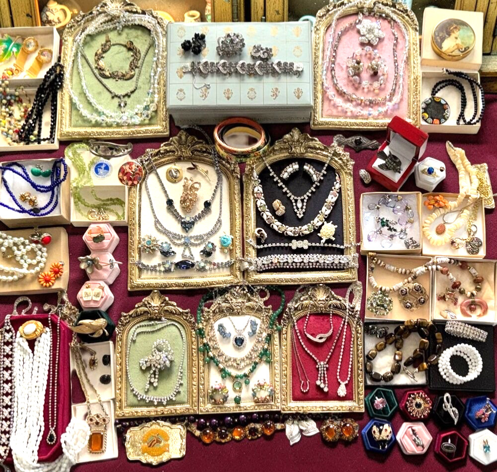 True Missouri Estate XXL Vtg Jewelry Lot Eisenberg Ice 925 Weiss Swoboda Mexico