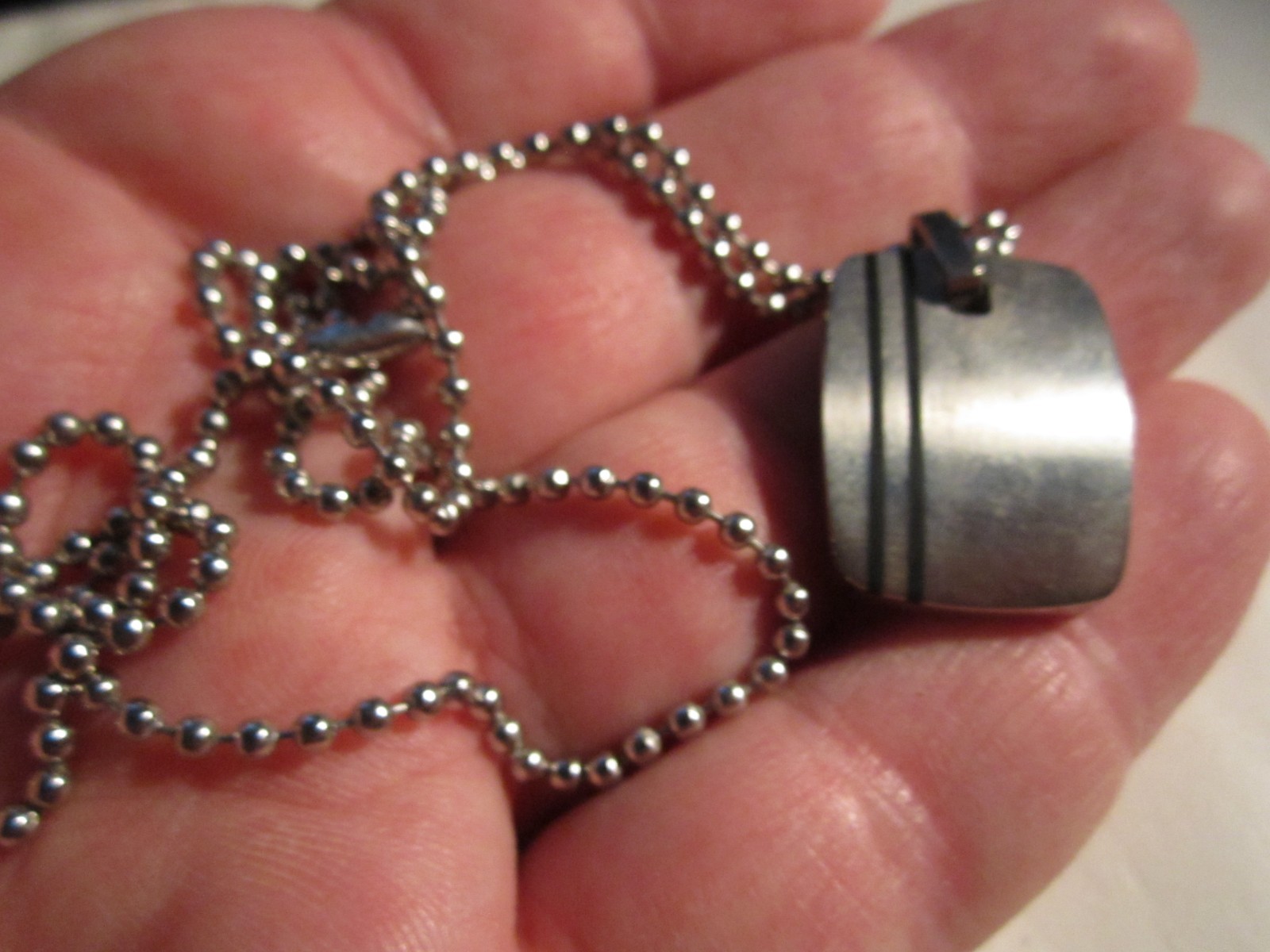 TRITON STAINLESS STEEL PENDANT WITH CHAIN NECKLACE 22″ – BBA-17B