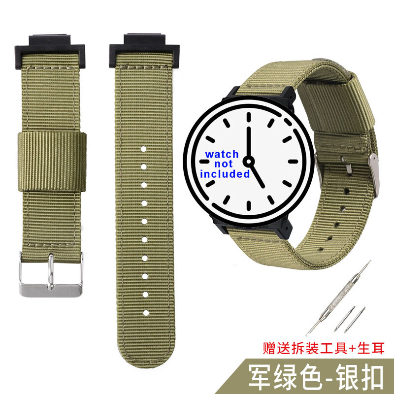Sport Weave Nylon Fabric Strap for GWX-5600 GLS-8900 DW6900 G5600 GA110 Bracelet