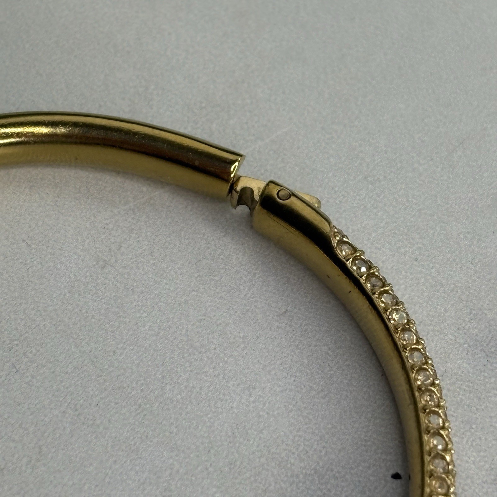 Swarovski Sublima Gold-Tone Pavé Bangle Bracelet