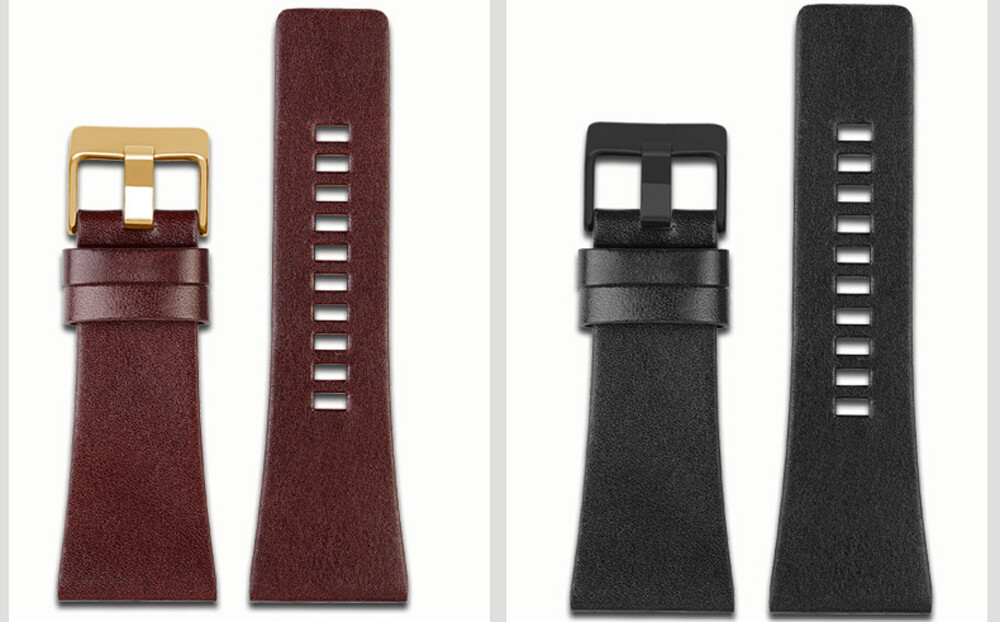 24 26 28 30 32mm Genuine Leather Strap Watch Band Strap For Diesel DZ Watches