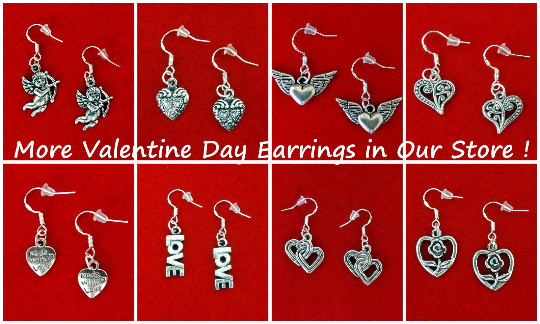 FANTASY FAIRY ANGEL NYMPH SILVER CHARM EARRINGS~STERLING HOOK~GIFT FOR HER WOMEN