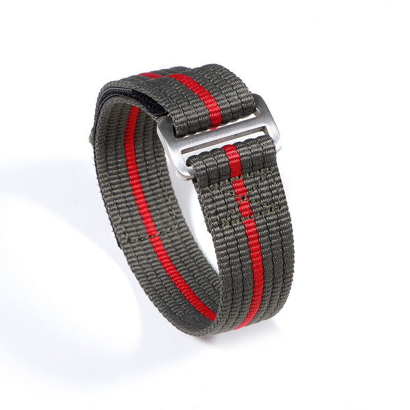 Nylon Watch Band Men’s Breathable Canvas Strap 20 22mm for Tudor Black Bay Red