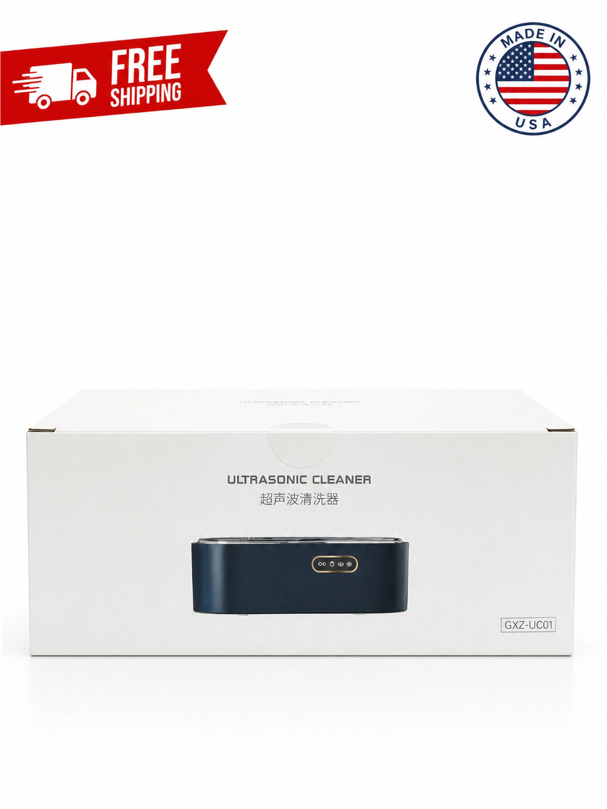 Ultrasonic Jewelry Cleaner 450ML Machine 4 Timer Settings for Watches Glasses