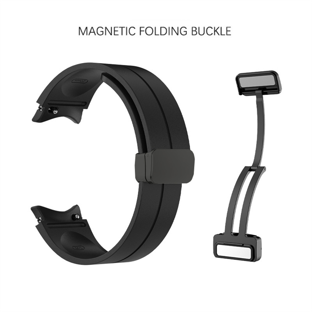 For Samsung Galaxy Watch 5 40 44mm 45mm Magnetic Silicone Watch Band Sport Strap