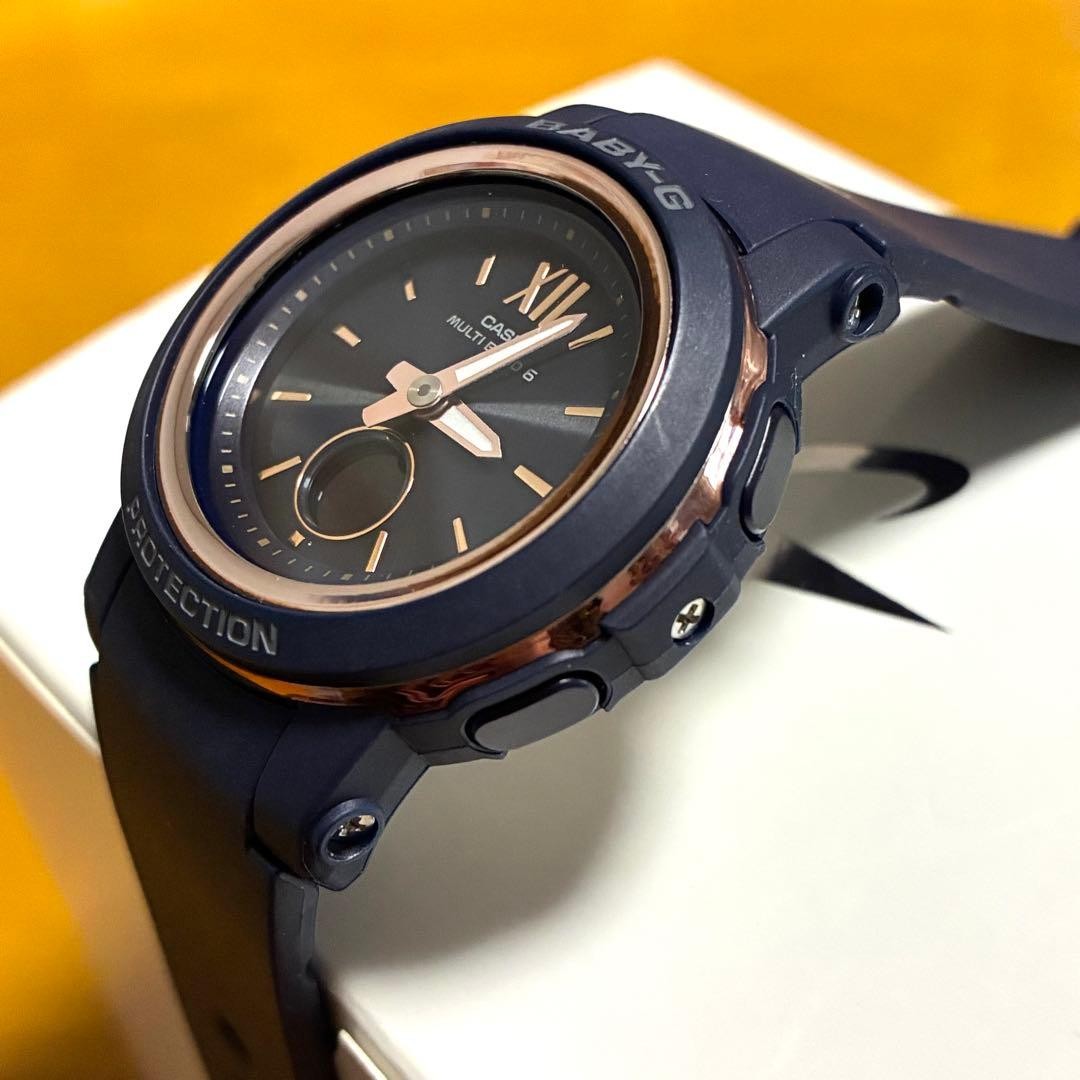 CASIO baby g BGA 2900 2AJF Radio Solar Navy